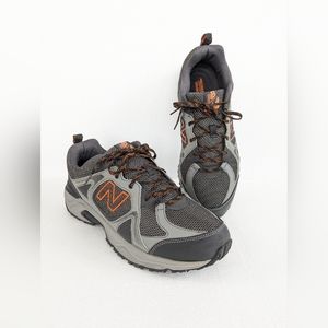 NEW BALANCE Sneakers Trail Running Shoes Gray Mesh Men's 13